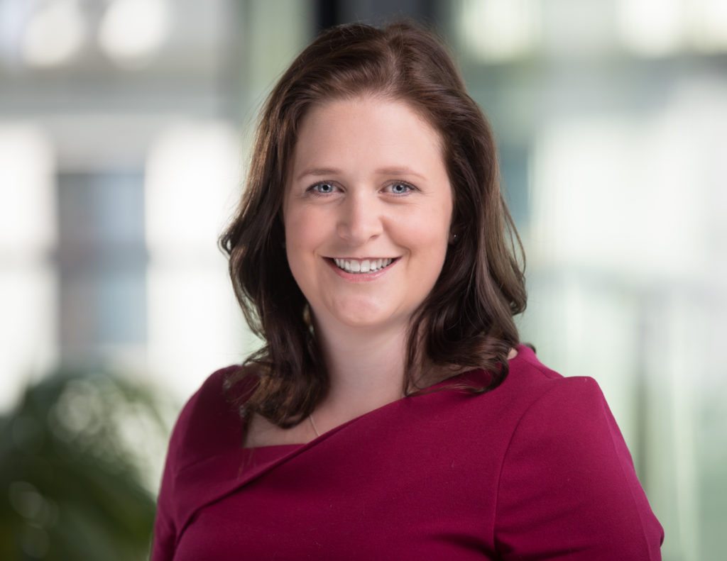 Corporate headshot photographed against a natural background in Chartered Accountant House Pearse Street Dublin