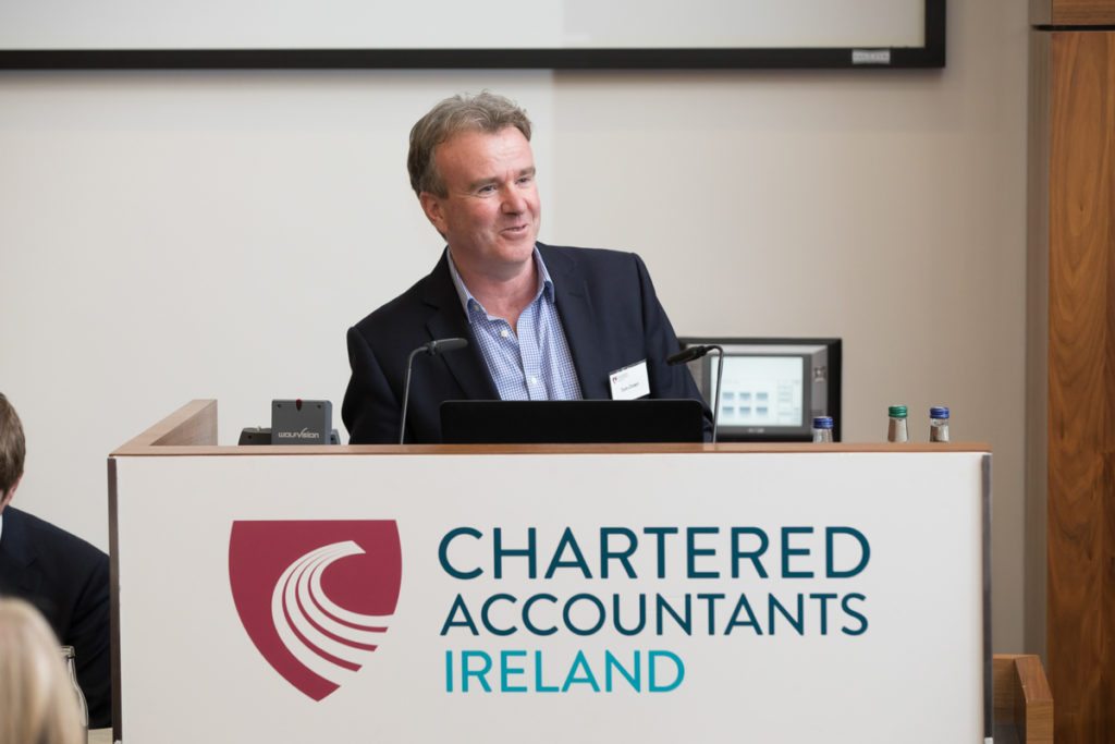 Harrison Photography & Media Ltd covering CGAI Speaking Up conference in Chartered Accountants Ireland. Speaking at the conference was Tom Clonan. Conference photography in Dublin city