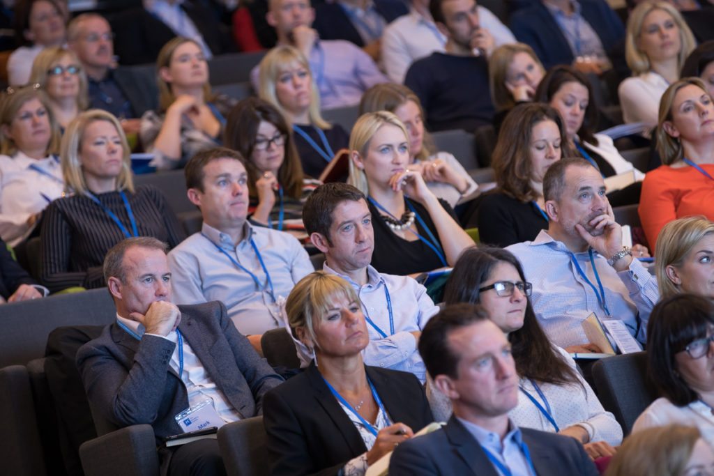 Audience at the CMO Summit in the Google Foundry Dublin