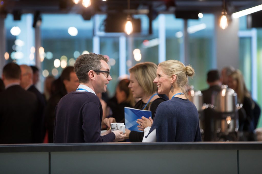 Networking at the MII CMO Summit 2017 in the Google Foundry Dublin