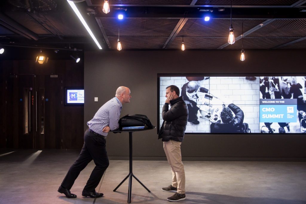 Networking at the MII CMO Summit 2017 in the Google Foundry Dublin