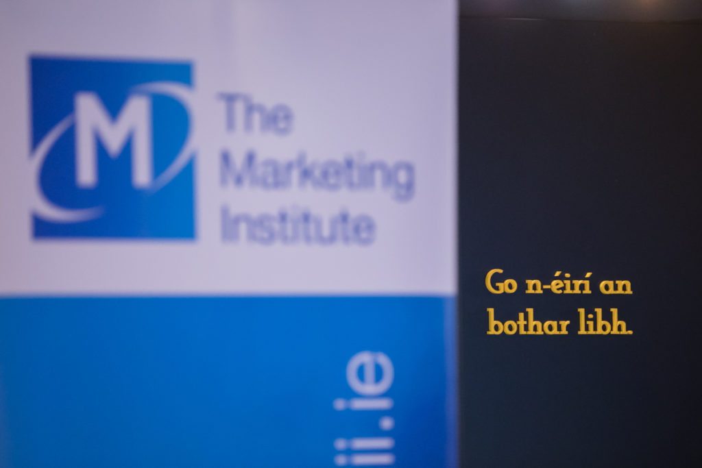 MII CMO Summit and Google Foundry Dublin signage